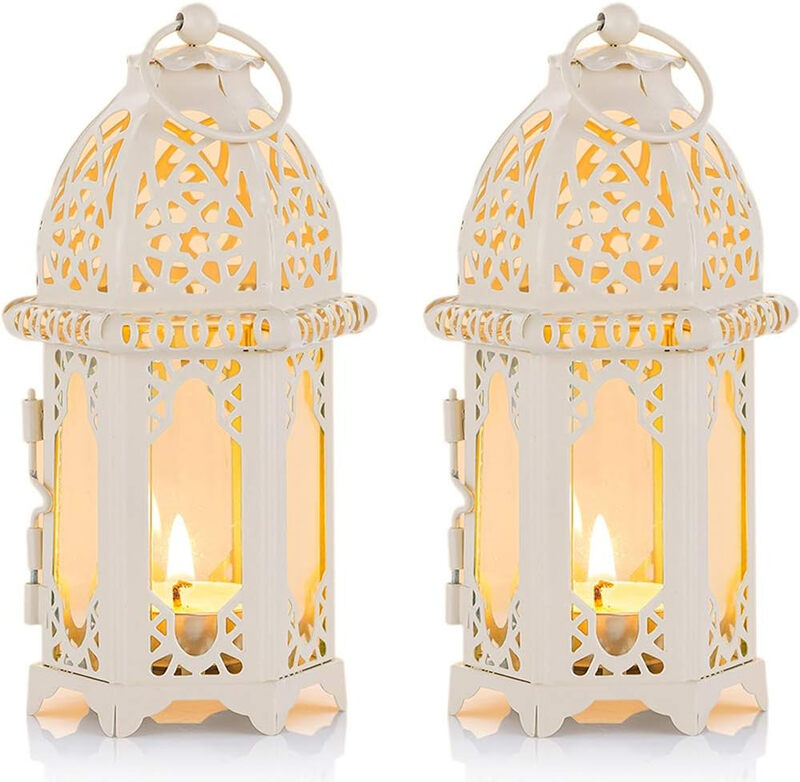 Ramadan Lantern Decorations for Home Set of 2