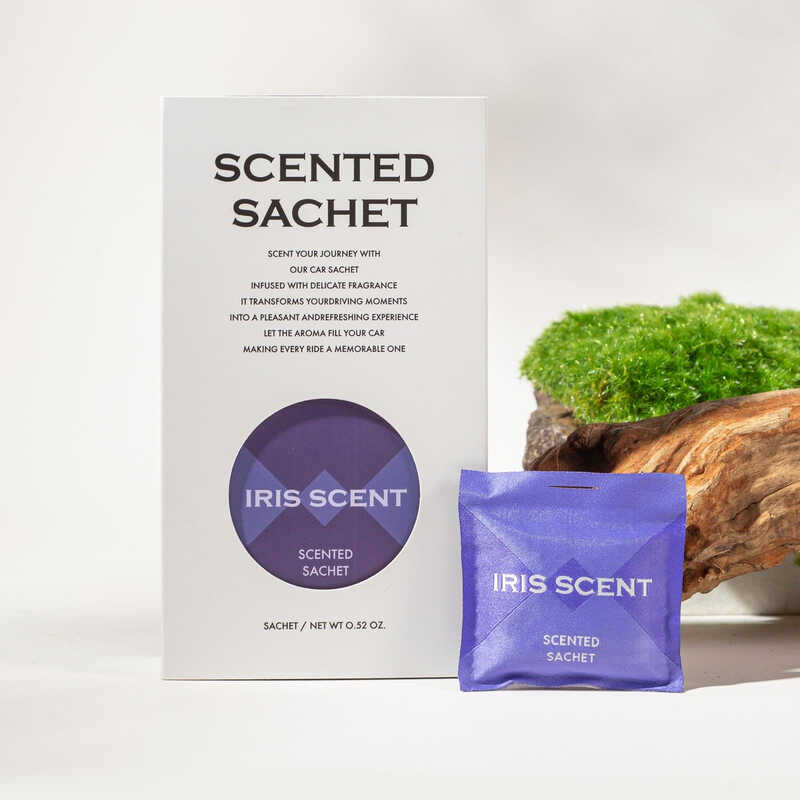 Car Scented Sachet Set - Iris Grass (Purple), 12G, 1 Set