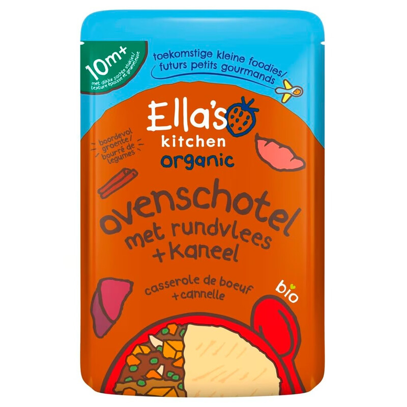 Ella's Kitchen BIO Ovenschotel Rundvlees Kaneel 190 g