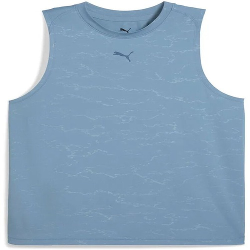Puma Men's Cloudspun Emboss Tank - Cool Blue
