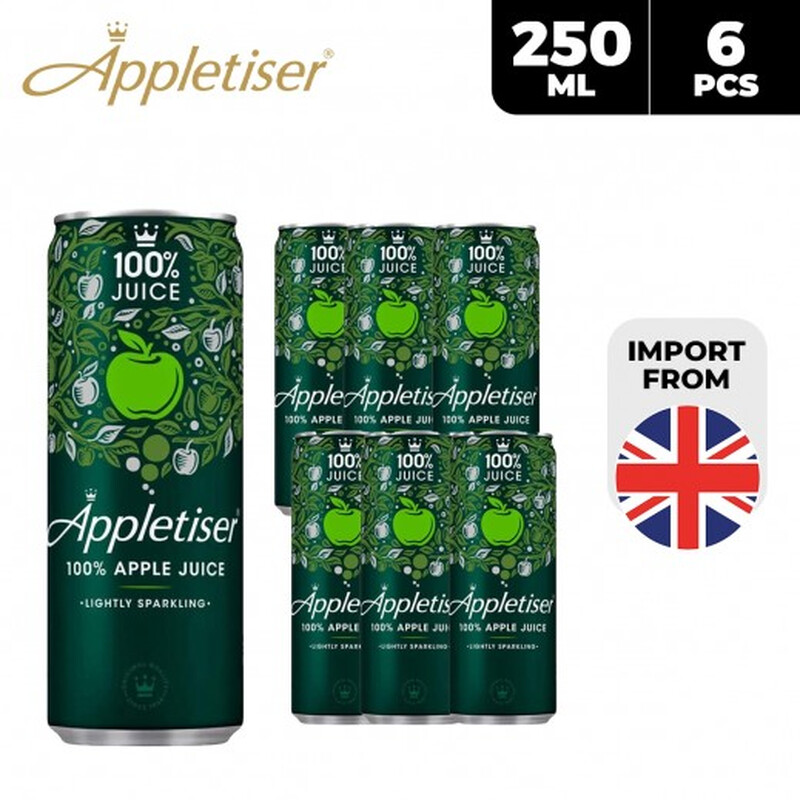 Appletiser 100% Apple Juice Lightly Sparkling 6x250ml