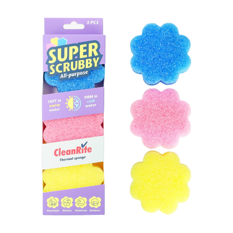 Super Scrubbing Super schuurspons - 3 stuks