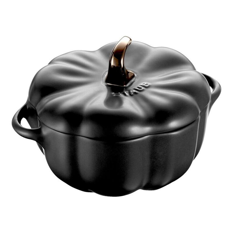 Staub Ceramique Cocotte, 12 cm | Schwarz | Kürbis | Keramik