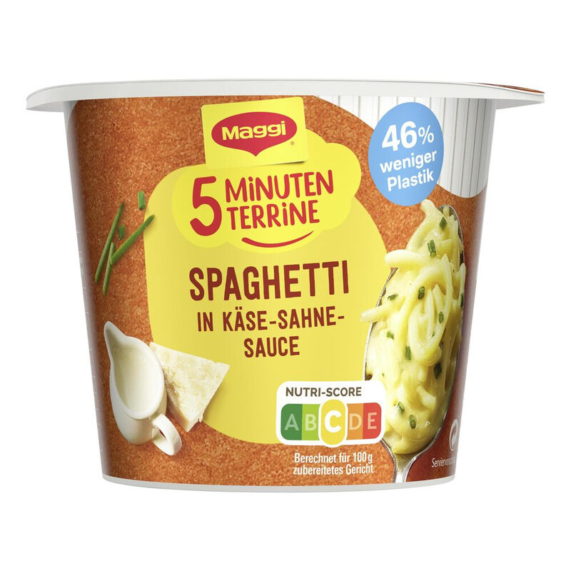 Maggi 5-Min. Terrine Spaghetti in Cheese-Cream Sauce 62g