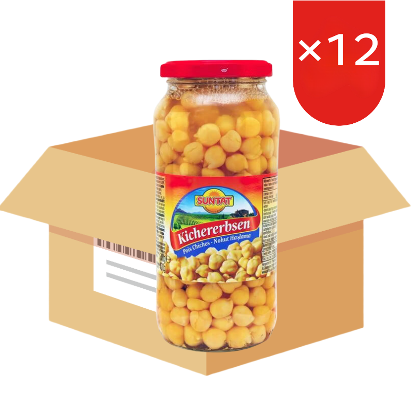 SUNTAT Kikkererwten (Nohut) 12 x 580 ml