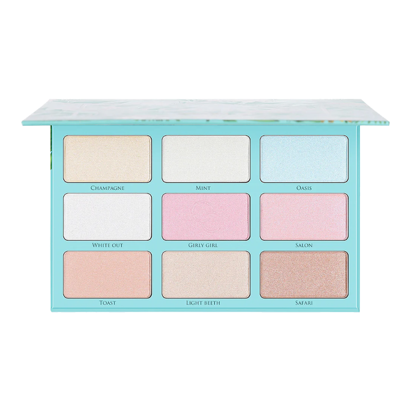 Docolor Tropical 9-kleuren highlighterpalet