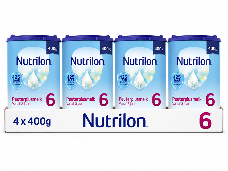 Nutrilon 6 Peutermelk Plus Flesvoeding Voor Peuters Vanaf 3 Jaar Segment 6 400 g *4