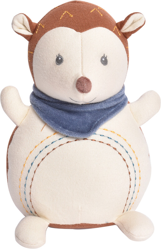 Ethan the hedgehog plush activity toy