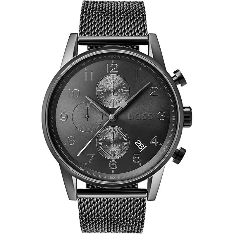 Boss Navigator Collection Stainless Steel Men's Chronograph Quartz Watch