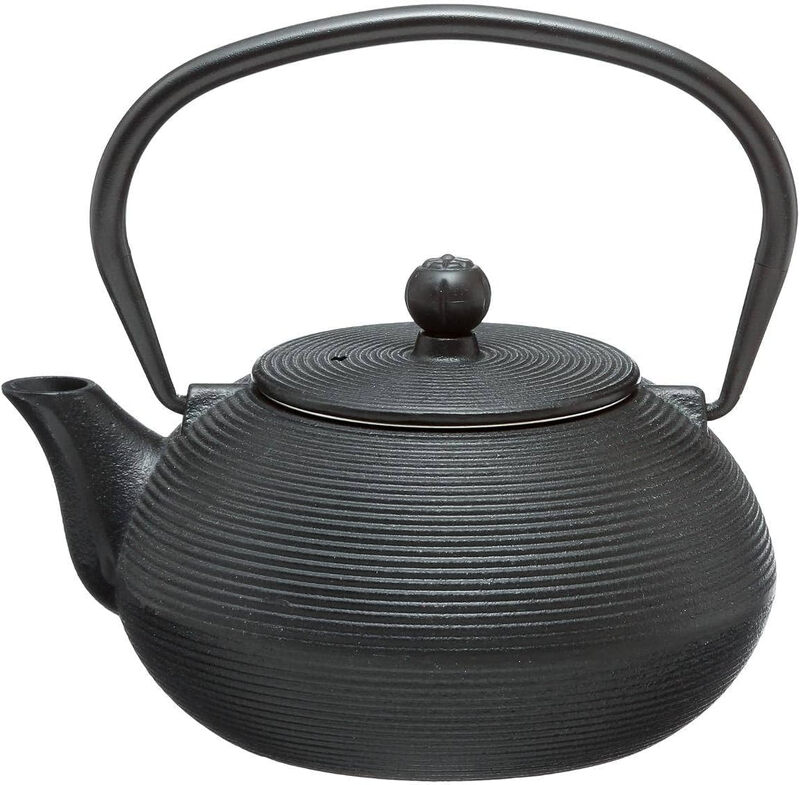 Secret de Gourmet Gietijzeren Theepot - 600 ml, Zwart