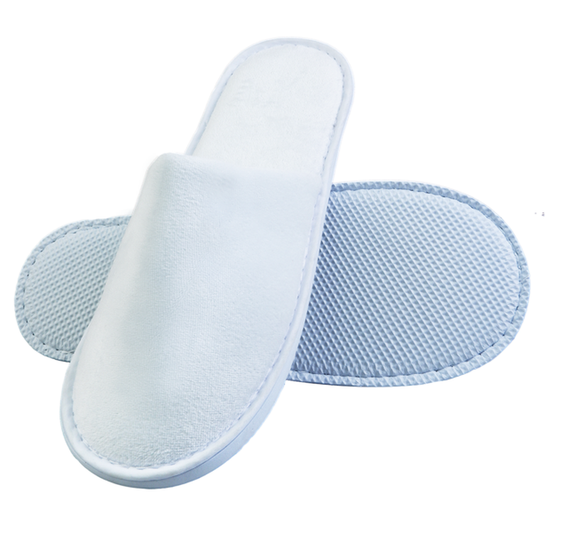 Youjie Non-Slip Disposable Closed-Toe Slippers for Hotel & Spa Guests
