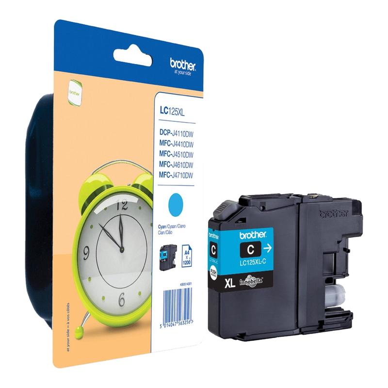 Brother LC-125XLCBP inktcartridge 1 stuk origineel cyaan