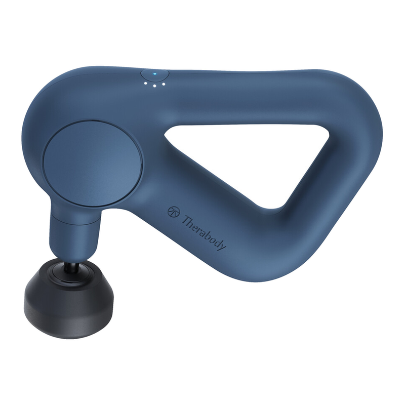 Therabody Theragun Relief Massage Gun, 3 Speeds, 3 Attachments, Relieve Aches, Ease Stiffness, Reduce Tension, Navy