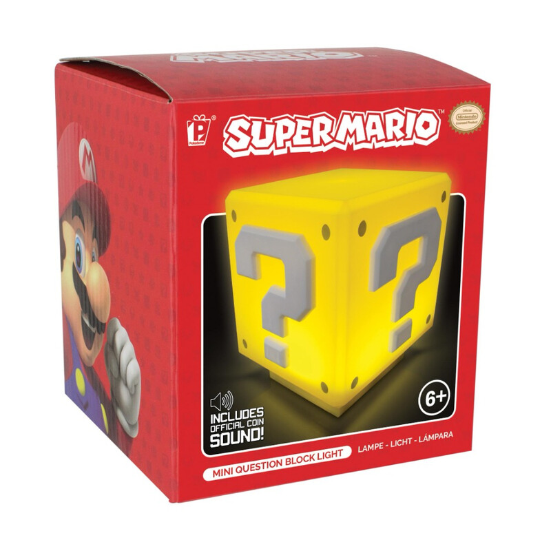 Nintendo Super Mario Mini Lampe Question Block – Veilleuse LED Gaming