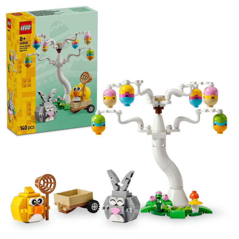 LEGO Seasonal Le lapin de Pâques et la chasse aux œufs 40808 - vue 8