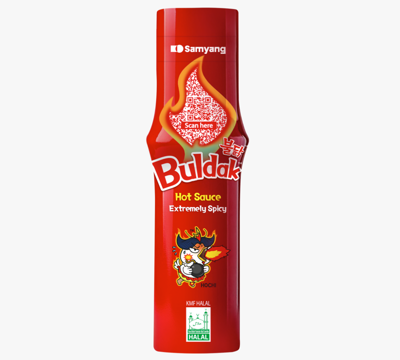 Samyang Buldak Hot Chicken Flavour Hot Chili Sauce - Extremely Spicy 165Ml