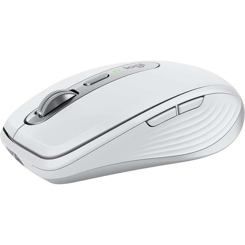 Logitech Maus MX Anywhere 3S, Grau - Kabellose Bluetooth Darkfield-Tracking-Maus für präzises Arbeiten unterwegs