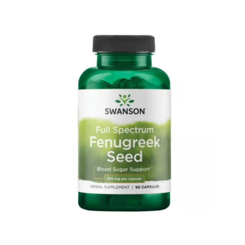 Swanson Fenugreek Metabolism 610Mg Capsules - 90 Capsules