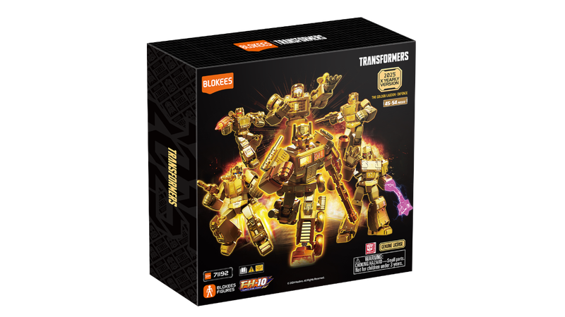 Blokees Transformers Figures Transformers X Jahresversion Mit 6 Actionfiguren, The Golden Lagoon - Verteidigung Für Sammler