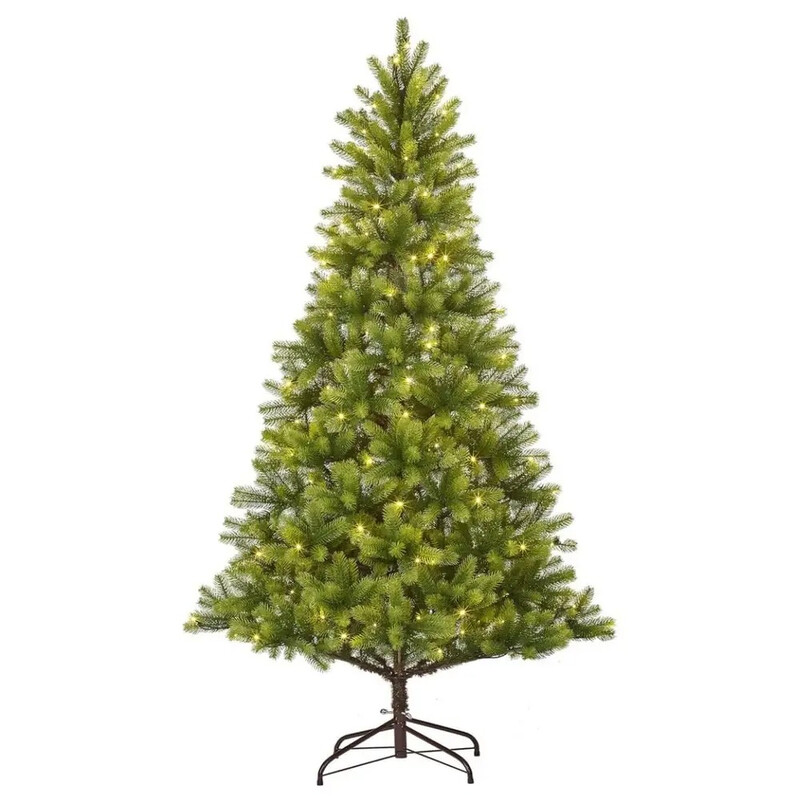 Nagoya groene LED-kerstboom 80 lampjes TIPS 480 - H120 x D79 cm