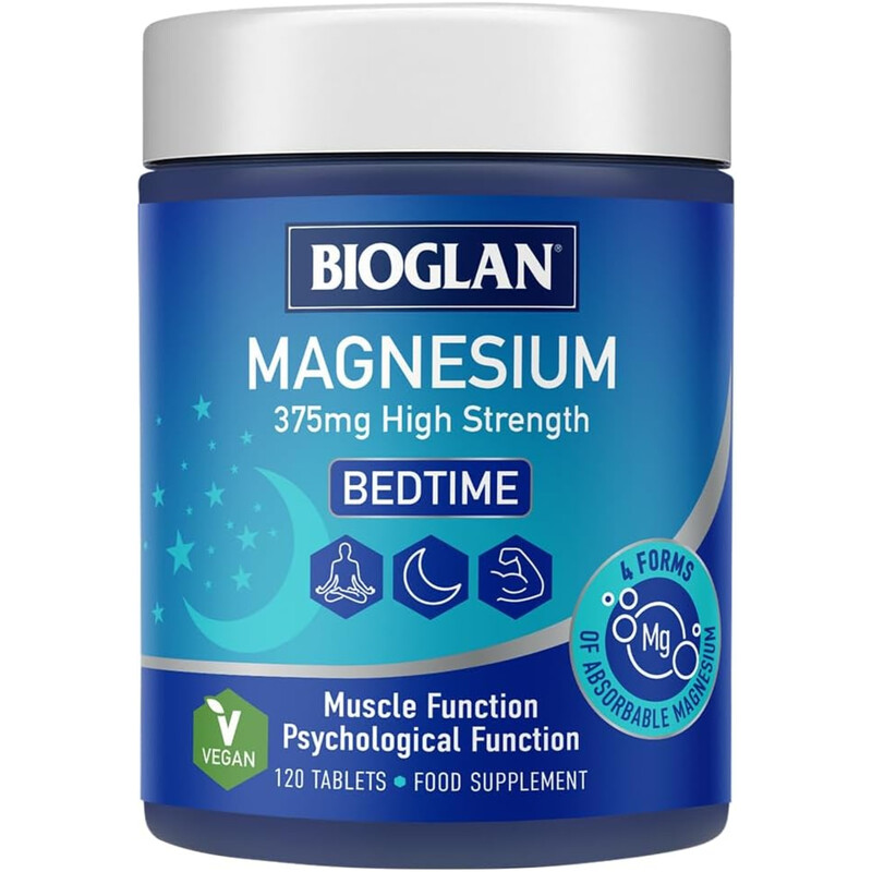 Bioglan Active Magnesium Muscle Nerve & Energy Support - 120 Tablets