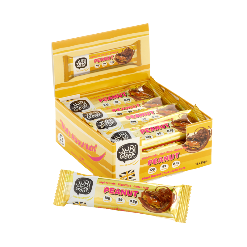 YuBi Protein Bars Peanut Flavour Multipack - 12 x 35 g