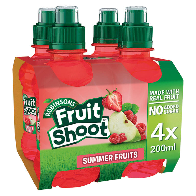 Fruit Shoot Summer Fruits 4 X 200ml