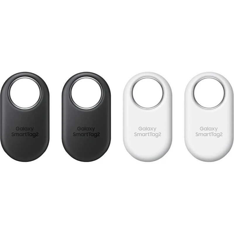 Samsung Galaxy SmartTag2 Bluetooth-Tracker, Kompassansicht, Suche in der Nähe, bis zu 500 Tage Akkulaufzeit, wasserbeständig, Schwarz/Weiß (4