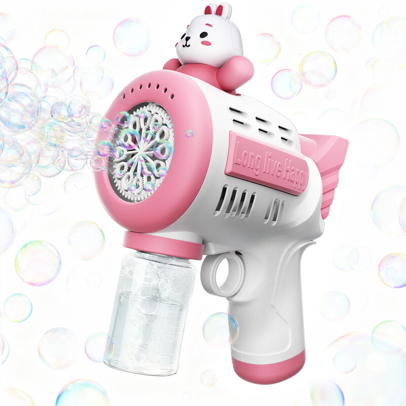 Children's Bubble Gun, Dreamy High-Density Bubbles, 14500 Lithium Battery Long Batter