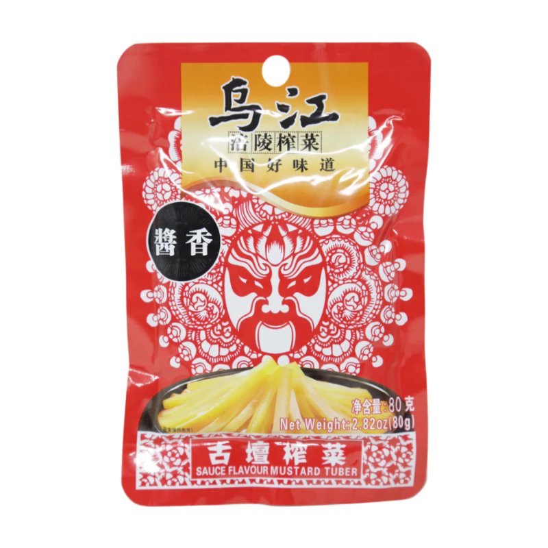 Wu Jiang Wujiang Soy Sauce Flavor Gutan Pickled Mustard 80G