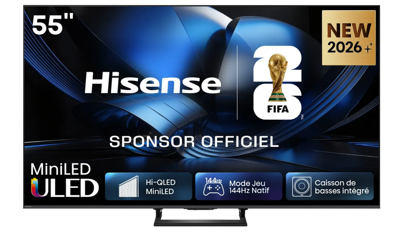 TV Hisense 55U7SE 2026 55 Mini LED ULED UHD 4K - vue 10