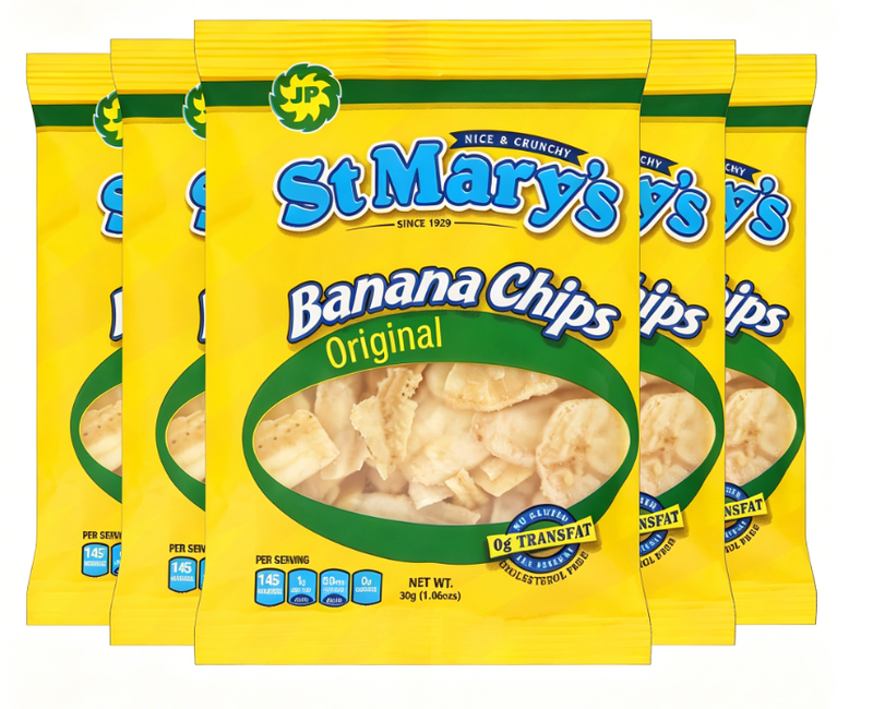 St Mary's Banana Chips 30g x 5pcs