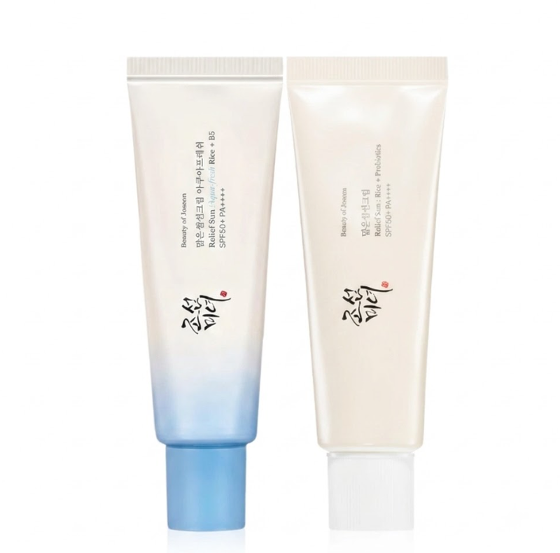 [Bestes Angebot 36 % Rabatt] Beauty Of Joseon Täglicher UV-Schutz Duo | Lindernde Sonne & Aqua-Frisch SPF 50+ Bundle