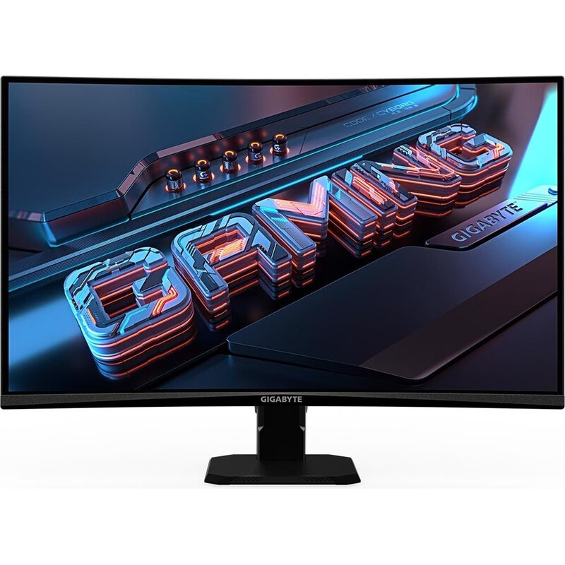 Gigabyte Gs27qca 27" Curved Qhd Gaming-Monitor, 180 Hz, 1 Ms, Amd Freesync, Hdr, 122% Srgb, Eyesafe 2.0, Schwarz