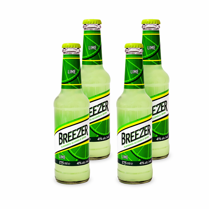 Breezer Zingy Lime Cocktail – 4 x 275 ml