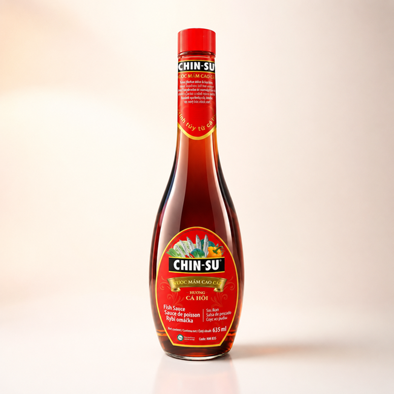 CHIN-SU Lachs-Fischsauce (Nước Mắm Cá Hồi) 635 ml