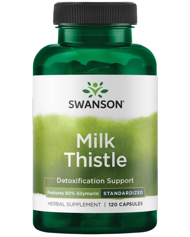 Swanson Milk Thistle Liver Health 250Mg Capsules - 120 Capsules