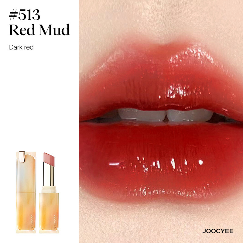 Joocyee filmvormende jelly lippenstift 513 Rode klei crème suiker