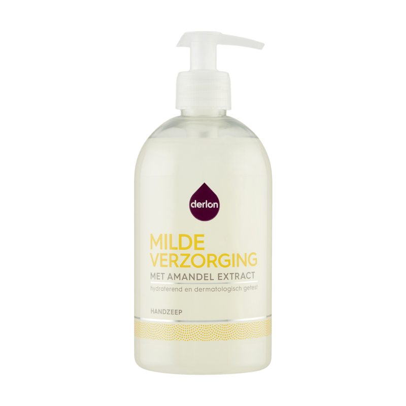 Derlon Handzeep - Milde Verzorging met Amandel extract - Handzeep - 500ml