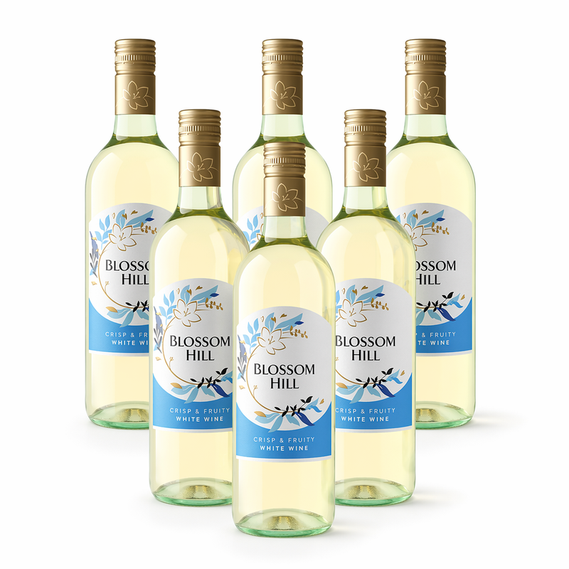 Case Deal - Blossom Hill Crisp & Fruity White Wine 750ml