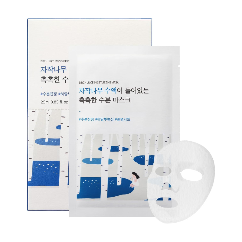 Berkensap hydraterend masker_25 ml (10 stuks)