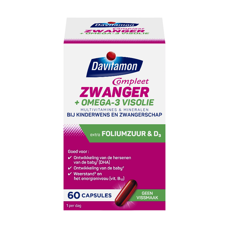Davitamon Zwanger Compleet Plus Visolie 60 stuks