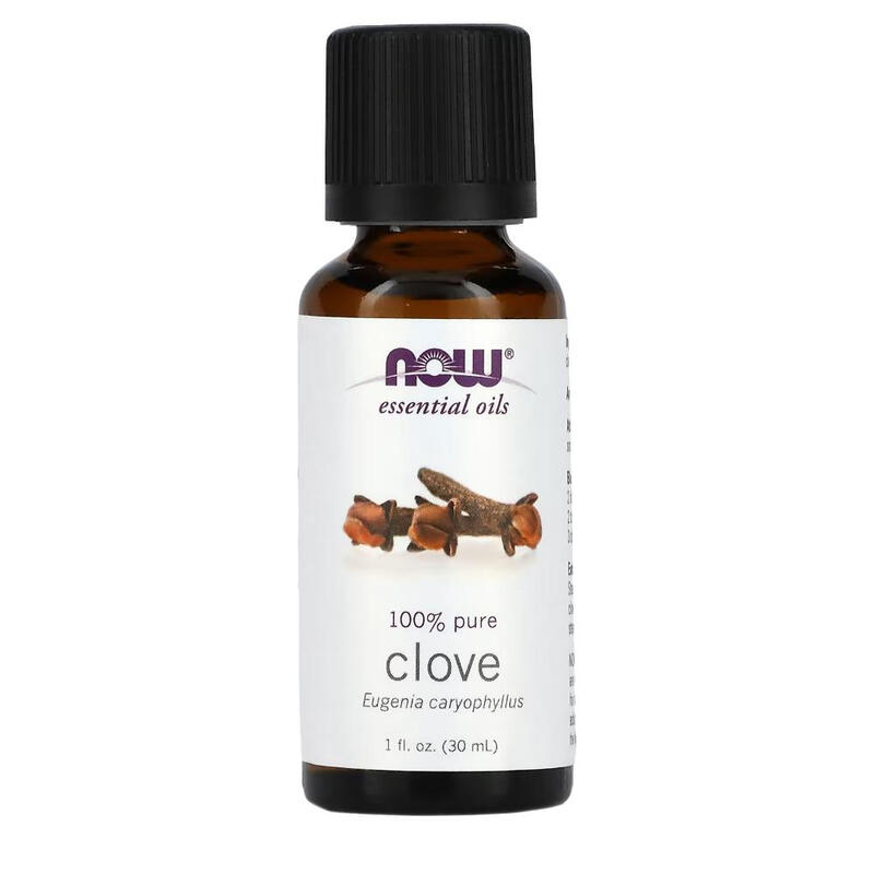 Now Foods Dark Clove Essential Daily Wellness Support Oil Aromatherapy - 30Ml