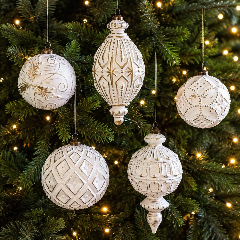 Huacan Set van 5 kerstboomdecoraties