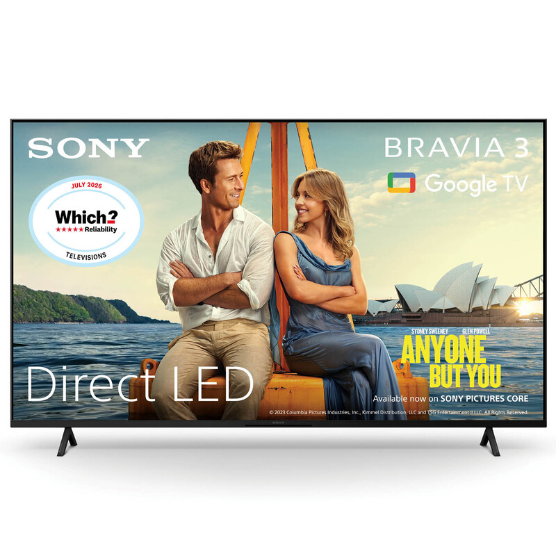 Sony 50"Bravia 3 Direct Led 4K Hdr Smart Google Tv-K50s35bp(Playstation Remote Play,Google Cast,Dolby Vision/Atmos)