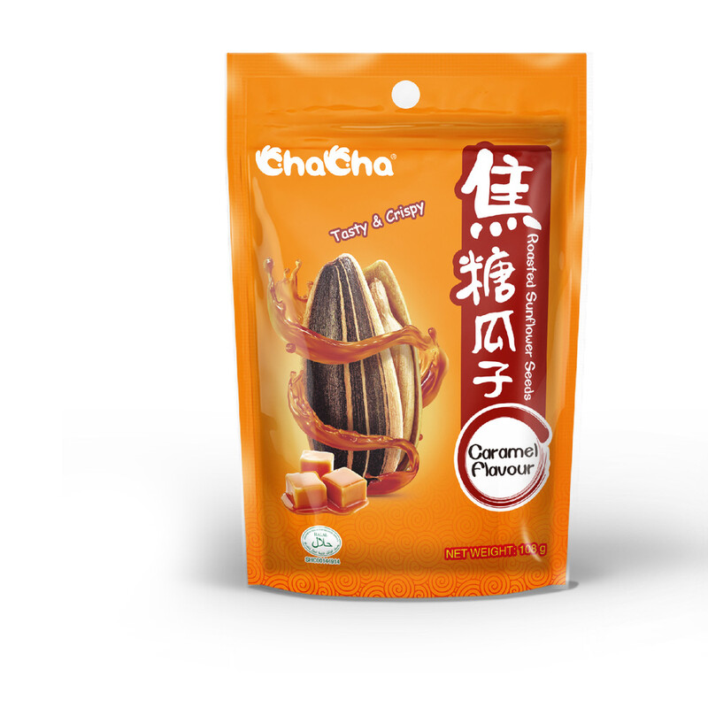 Chacha Jin Hai Lin Caramel-Flavored Sunflower Seeds 108G
