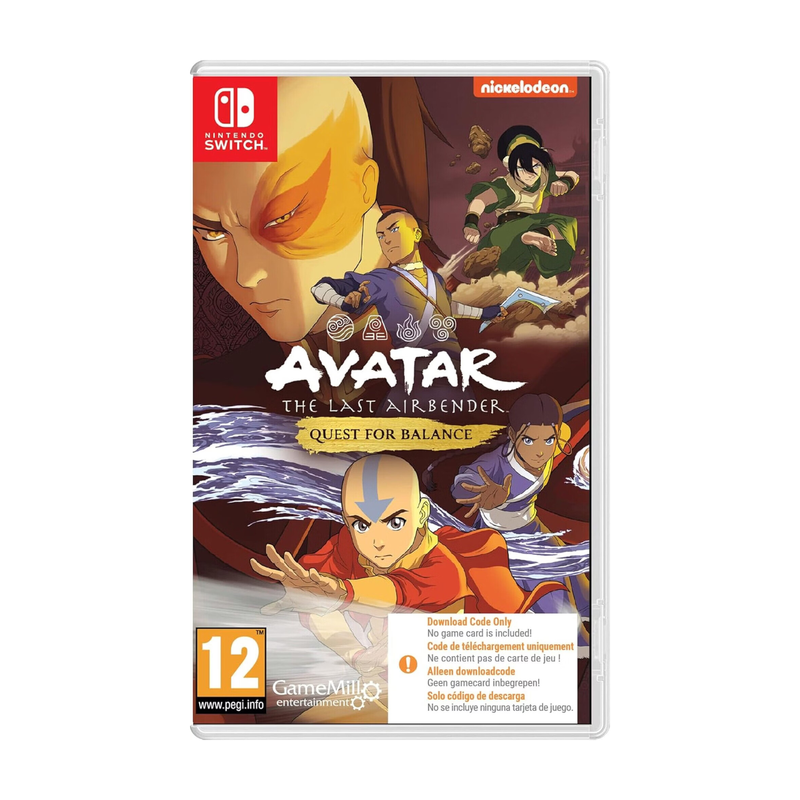 Gamemill Entertainment Nintendo Avatar The Last Airbender Quest For Balance (Switch)