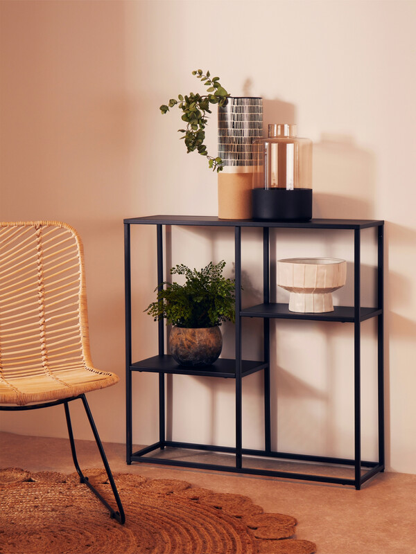 Console Table Acero Metal Black