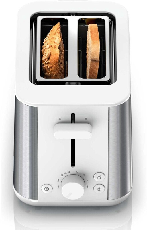 Braun PurShine, Broodrooster 2 Sneetjes Cool Touch, HT1510WH, Wit