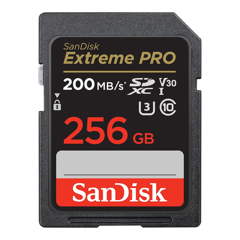 SANDISK Extreme PRO 256GB SDXC Memory Card